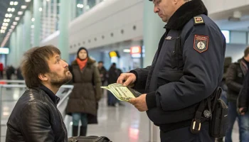 Нелегал попытался дать взятку полицейскому в аэропорту Красноярска Нелегал попытался дать взятку полицейскому в аэропорту Красноярска